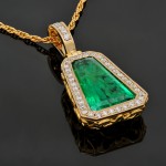 Sergei Kamenskikh via Dreamstime_xs_78932905 YG Emerald Pendant